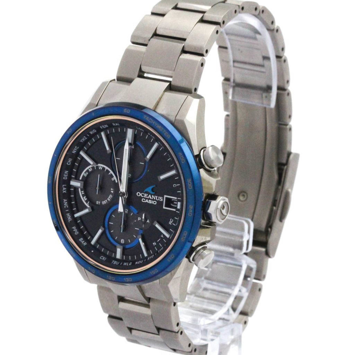 PRE-OWNED Casio Oceanus · Titanium · Solar