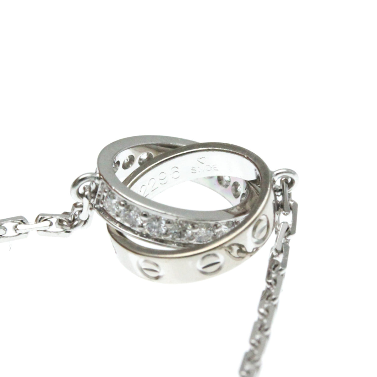 PRE-OWNED Cartier Baby Love · 18K White Gold · Diamond