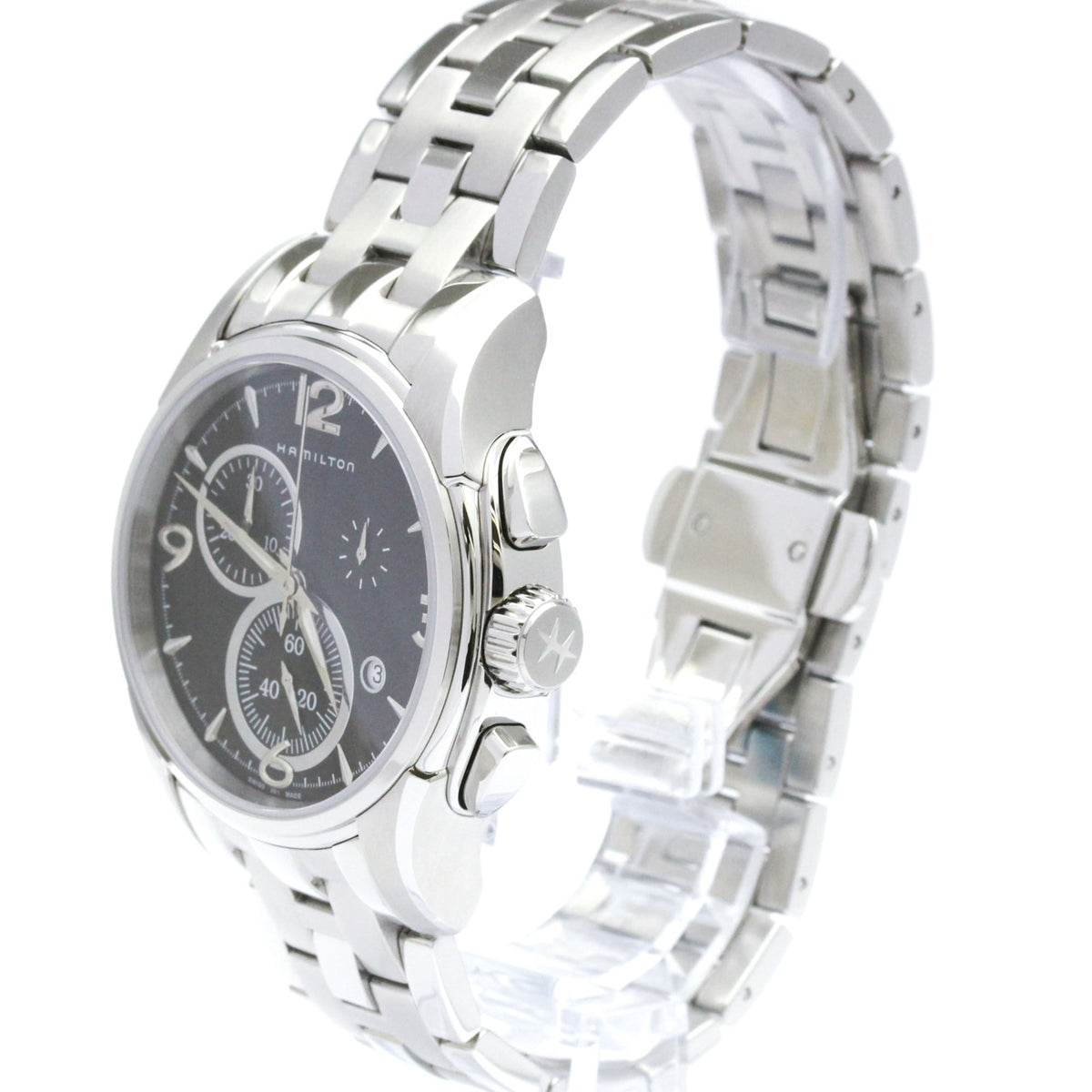 PRE-OWNED Hamilton Jazzmaster · Steel Chronograph