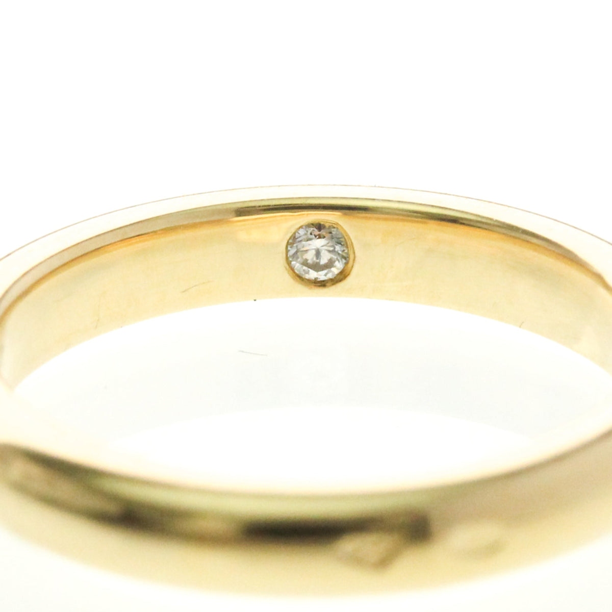 PRE-OWNED Chaumet Diamond Wedding Band · 18K Yellow Gold Size 5.75