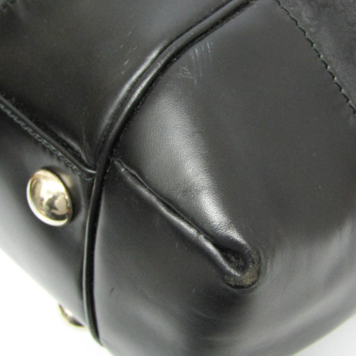 PRE-OWNED Gucci · Nylon & Leather Tote