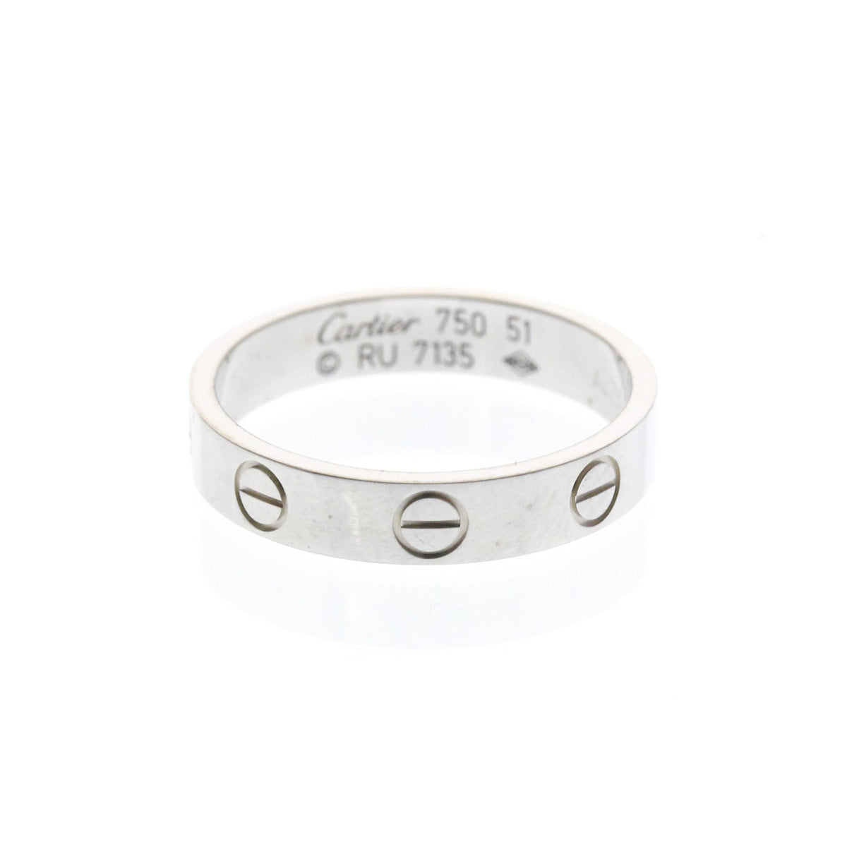 PRE-OWNED Cartier Mini Love · 18K White Gold