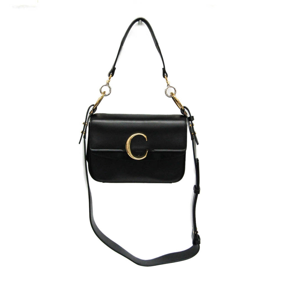 PRE-OWNED Chloé C Double Carry · Leather