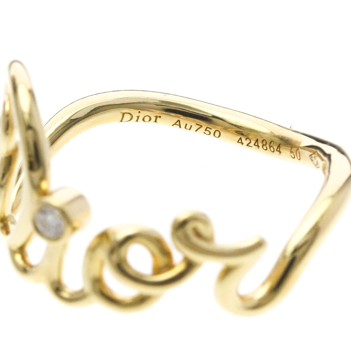 PRE-OWNED Christian Dior Dioramour · Diamond · 18K Gold Size 5.25