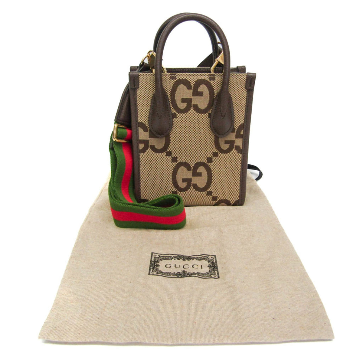 PRE-OWNED Gucci Jumbo GG Mini · Canvas