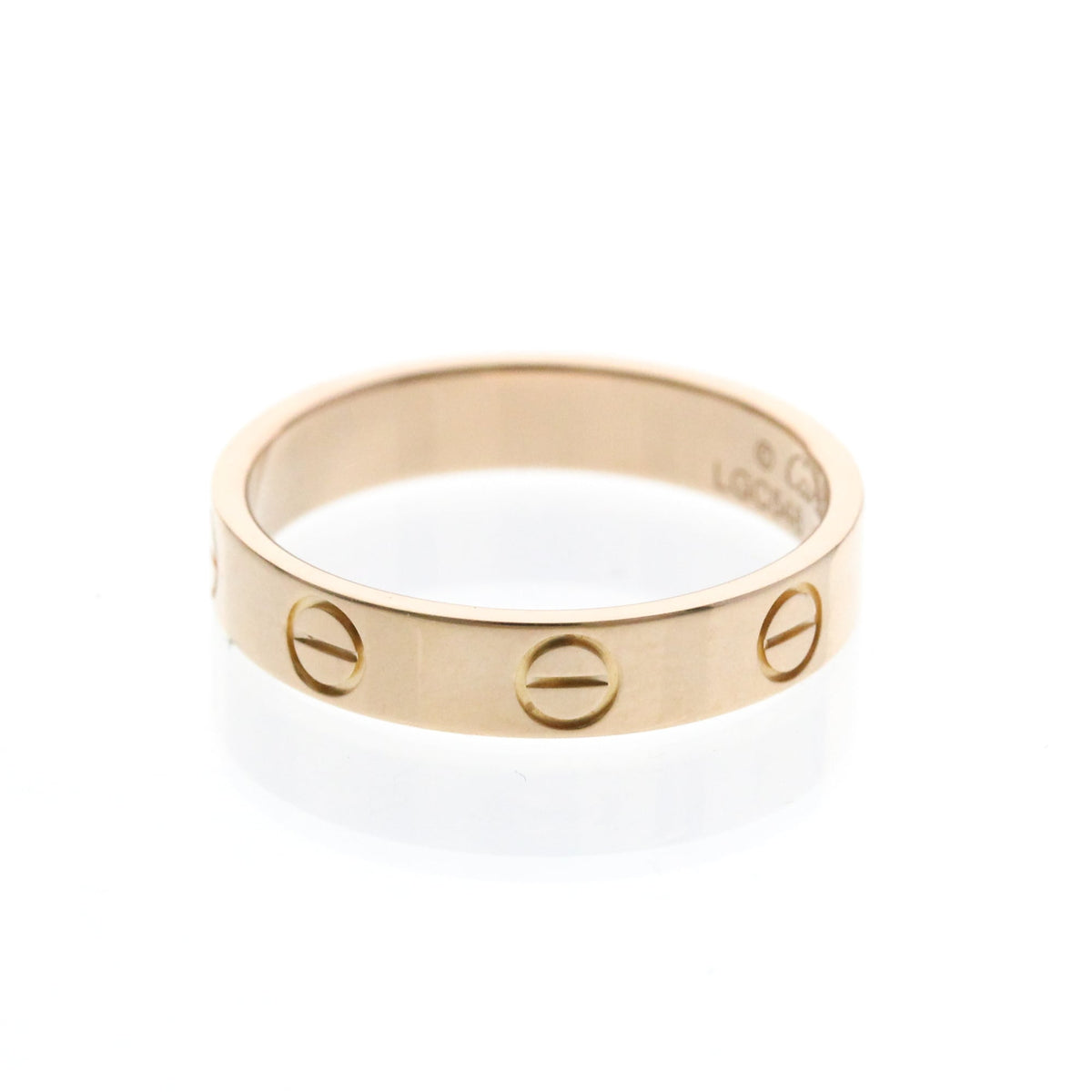 PRE-OWNED Cartier Mini Love · Rose Gold Size 5.75