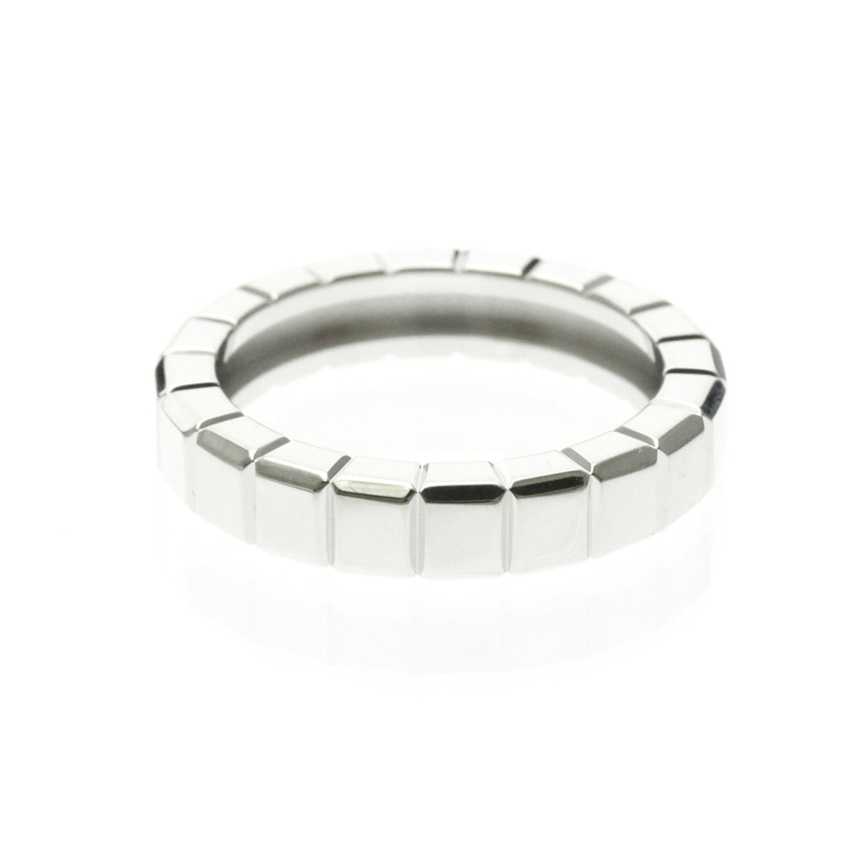 PRE-OWNED Chopard Ice Cube · 18K White Gold Size 7.5