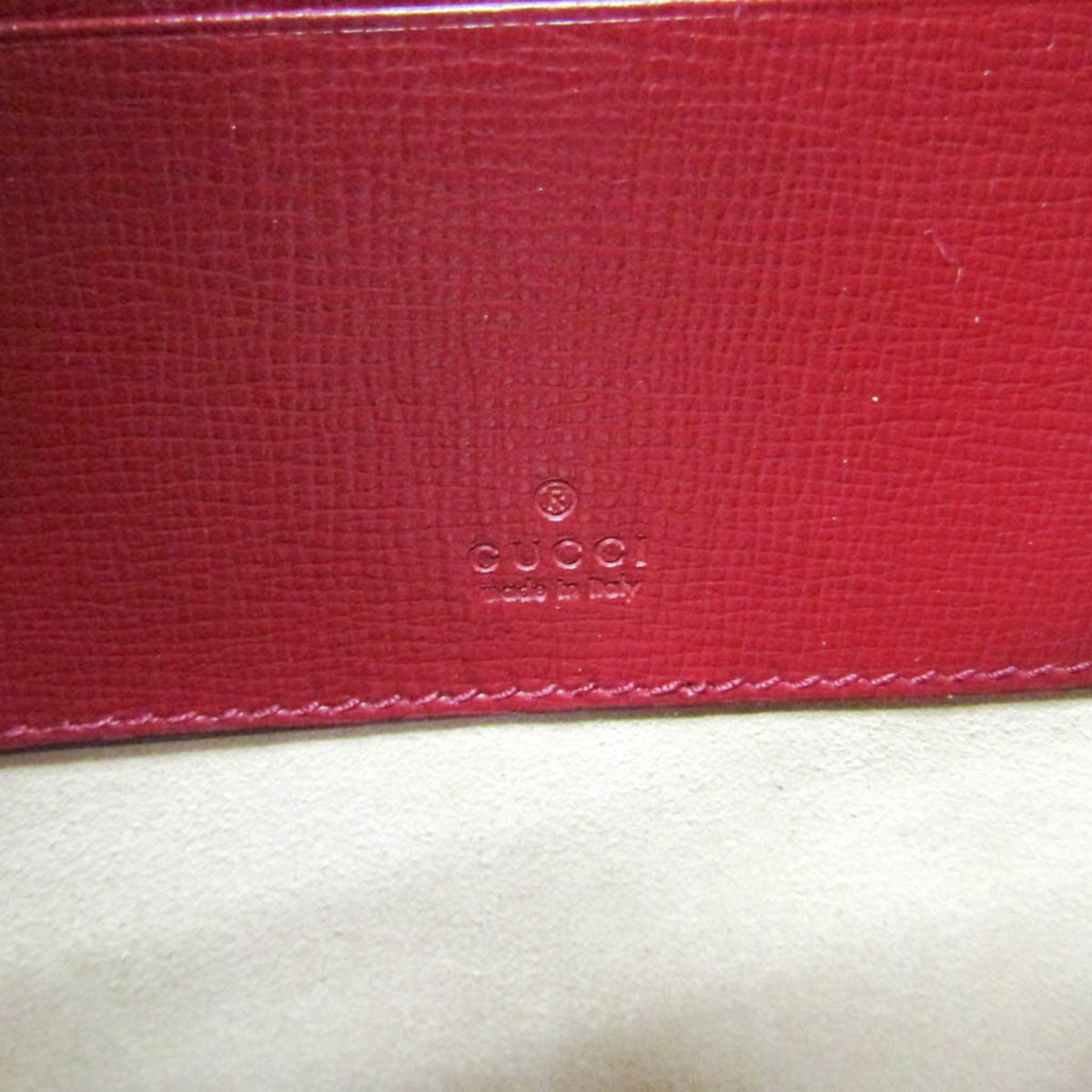 PRE-OWNED Gucci Interlocking G · Leather Clutch