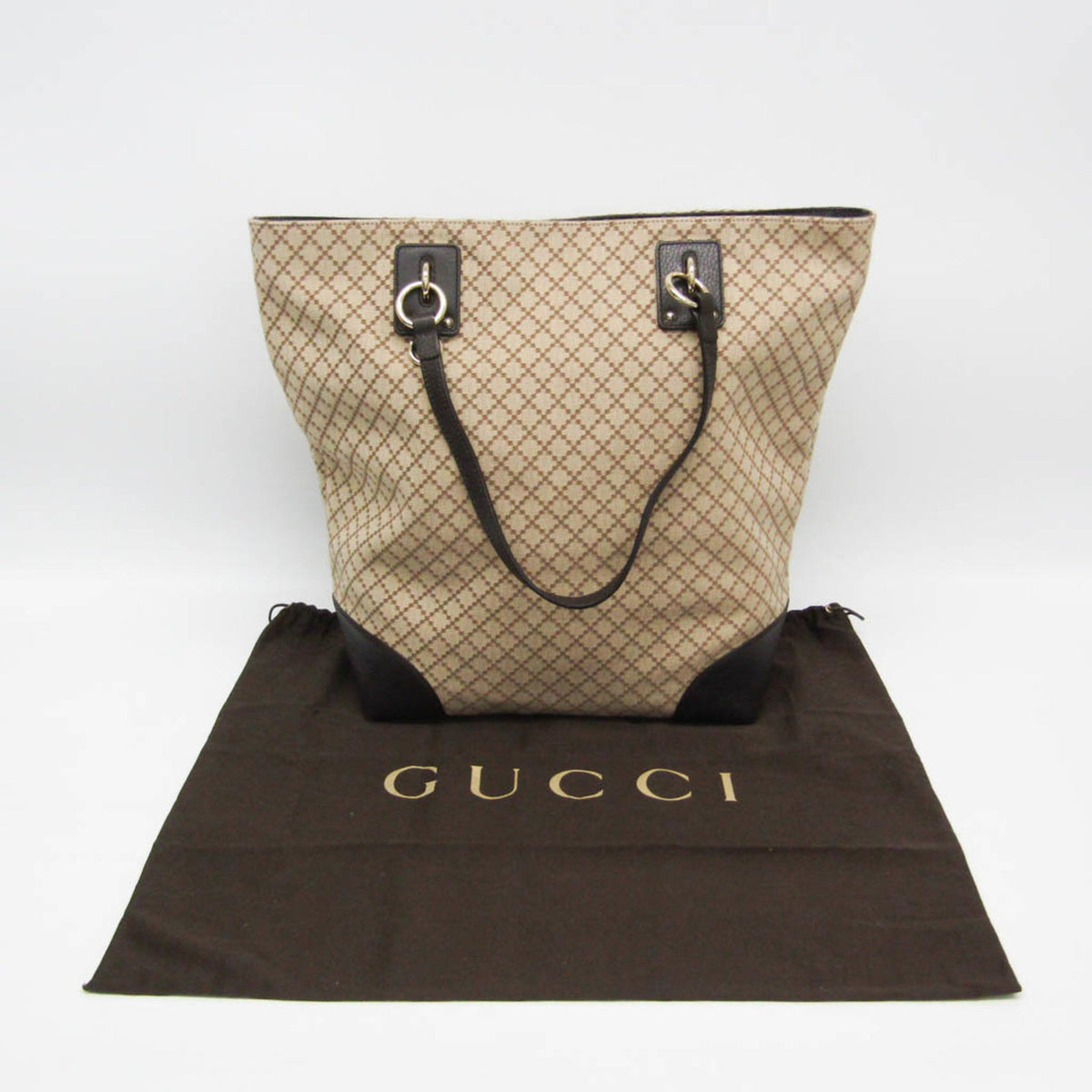 PRE-OWNED Gucci Diamante · Canvas Tote