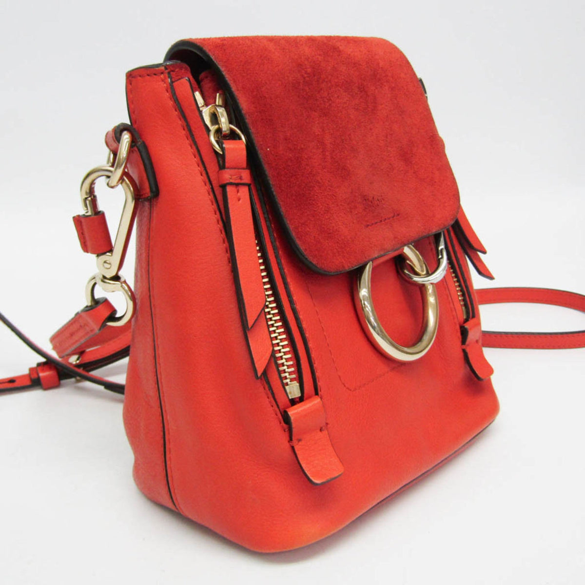 PRE-OWNED Chloé Faye · Suede Backpack