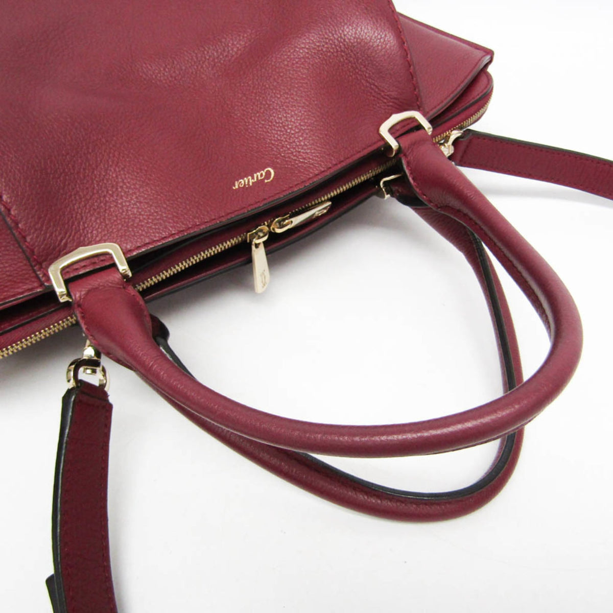 PRE-OWNED Cartier C de Cartier · Leather Shoulder Bag