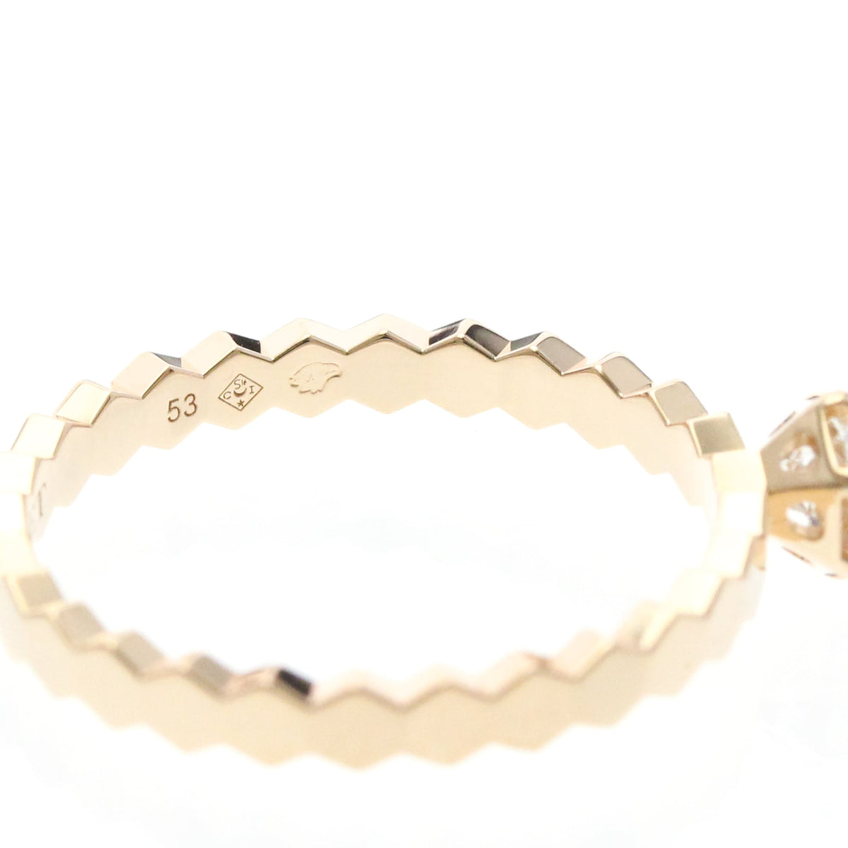 PRE-OWNED Chaumet Be My Love · Diamond · Rose Gold Size 6.25