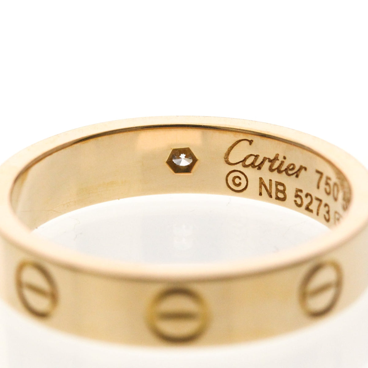 PRE-OWNED Cartier Mini Love · Diamond · Rose Gold
