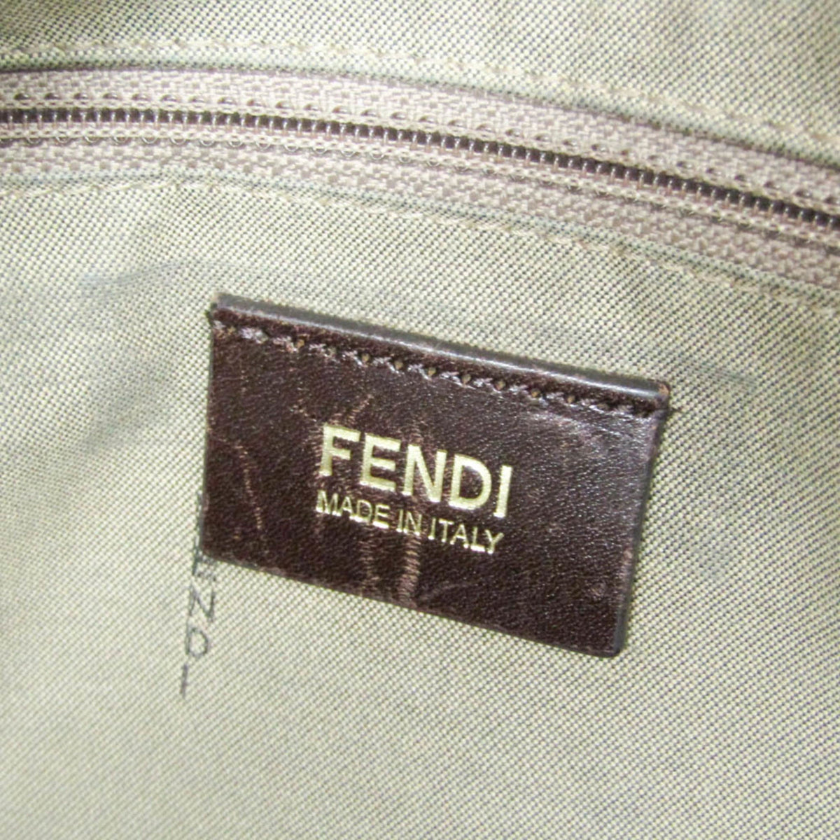 PRE-OWNED Fendi Zucchino · Coated Canvas Tote
