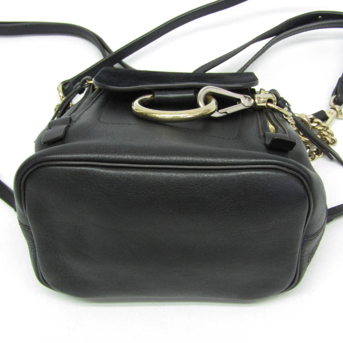 PRE-OWNED Chloé Faye Mini · Backpack · Leather & Suede