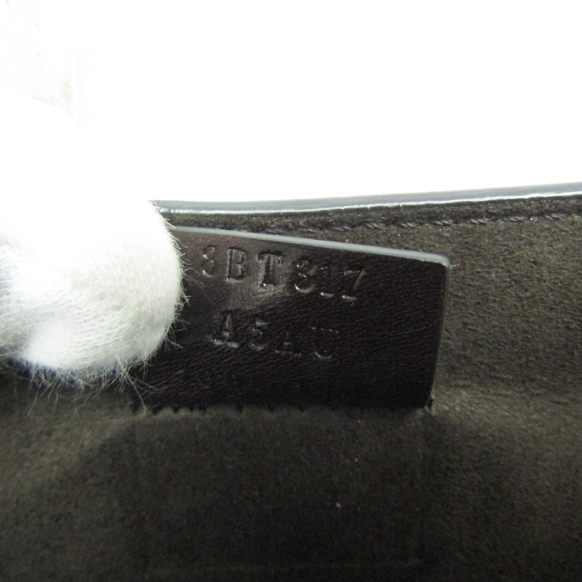 PRE-OWNED Fendi Calligraphy · Patent Leather
