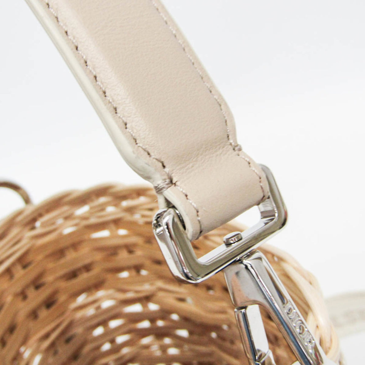 PRE-OWNED Christian Dior Sahara · Rattan Basket Bag