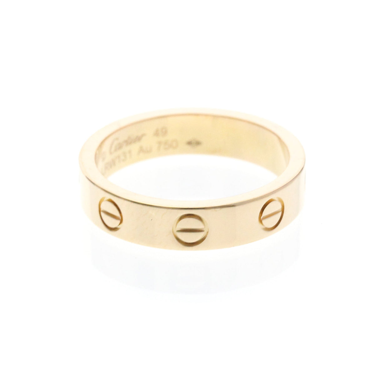 PRE-OWNED Cartier Mini Love · Diamond · Rose Gold Size 4.75