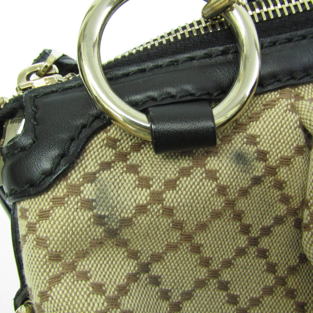 PRE-OWNED Gucci Sukey · Diamante Canvas