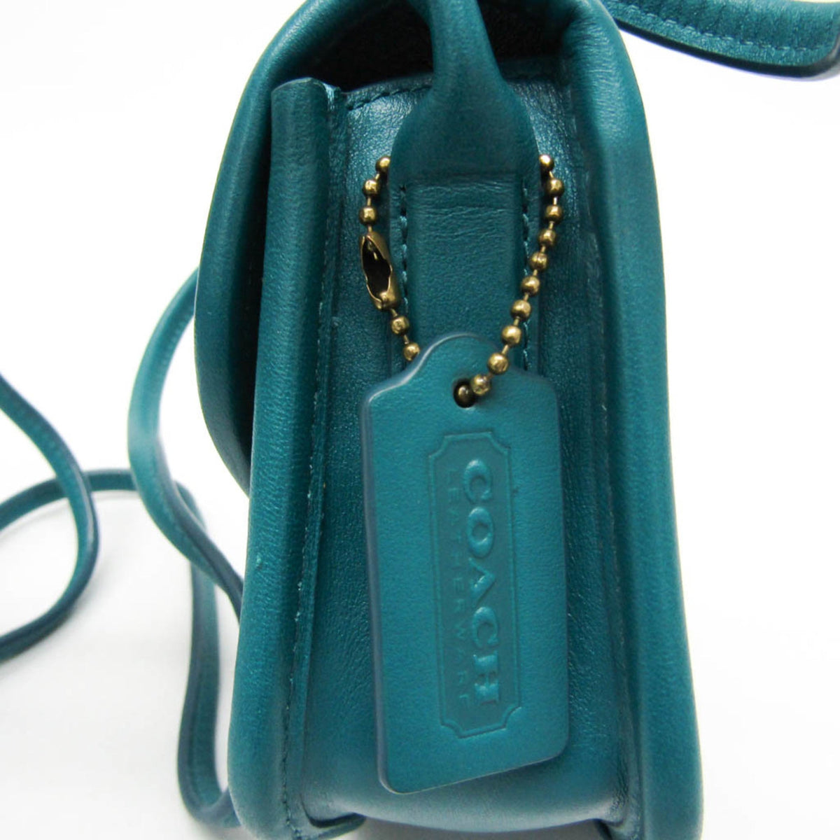 PRE-OWNED Coach Turn Lock · Leather Shoulder Bag