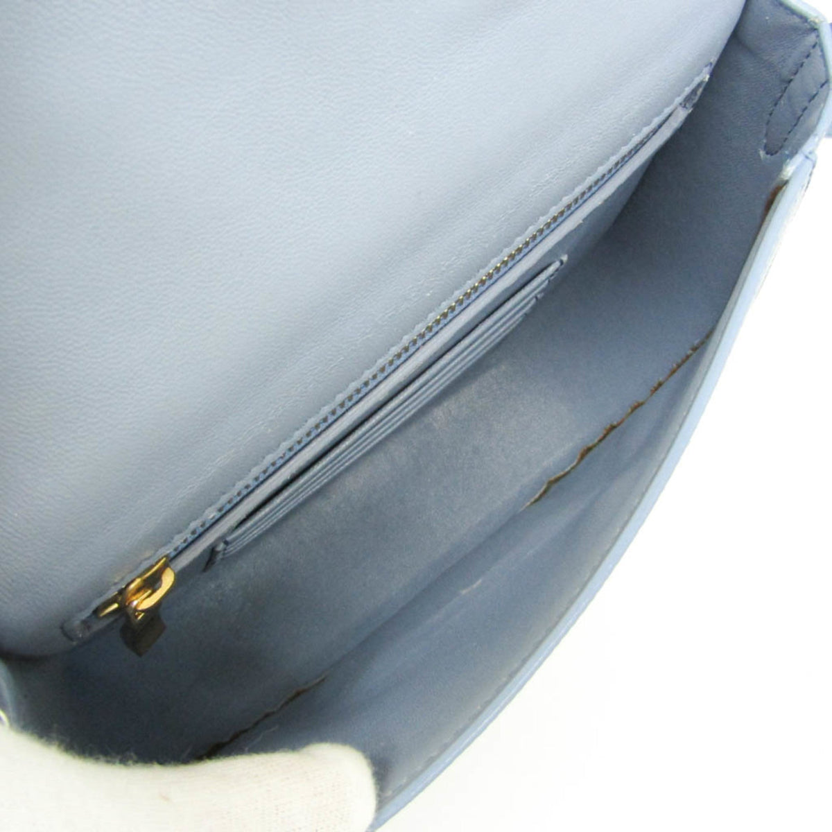 PRE-OWNED Celine Trotter Medium · Calfskin
