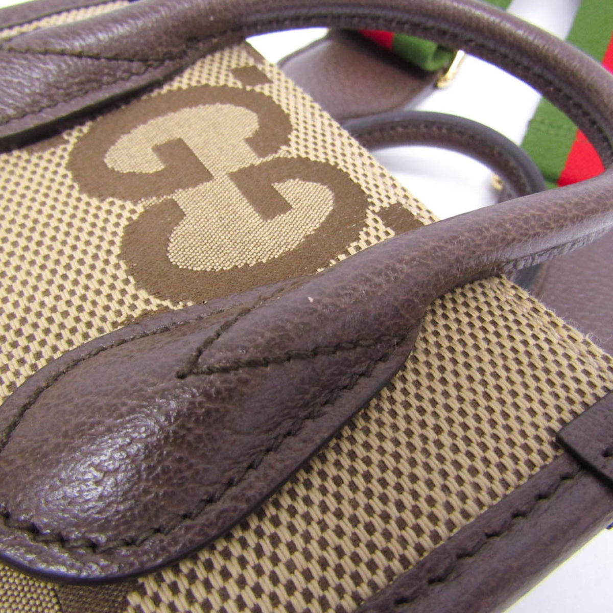 PRE-OWNED Gucci Jumbo GG Mini · Canvas