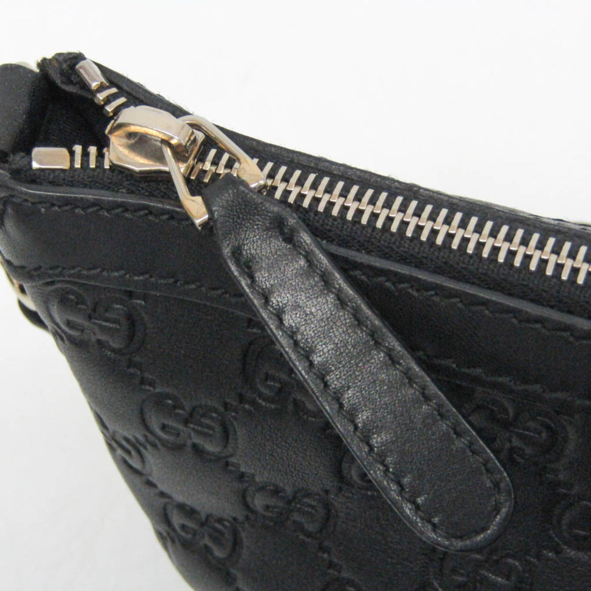 PRE-OWNED Gucci Guccissima · Bamboo · Leather Tote