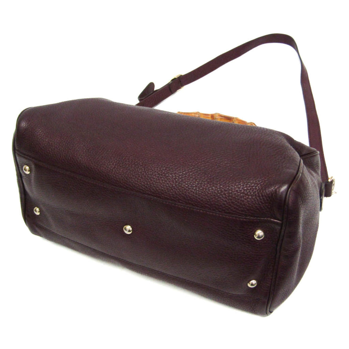 PRE-OWNED Gucci Bamboo · Leather Handbag