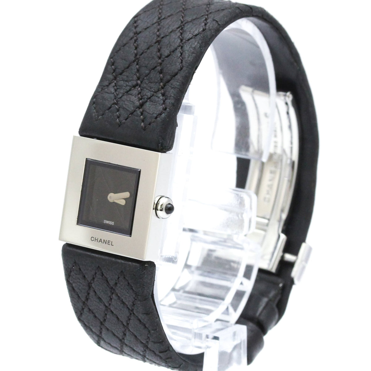 PRE-OWNED Chanel Matelasse · Steel · Quartz