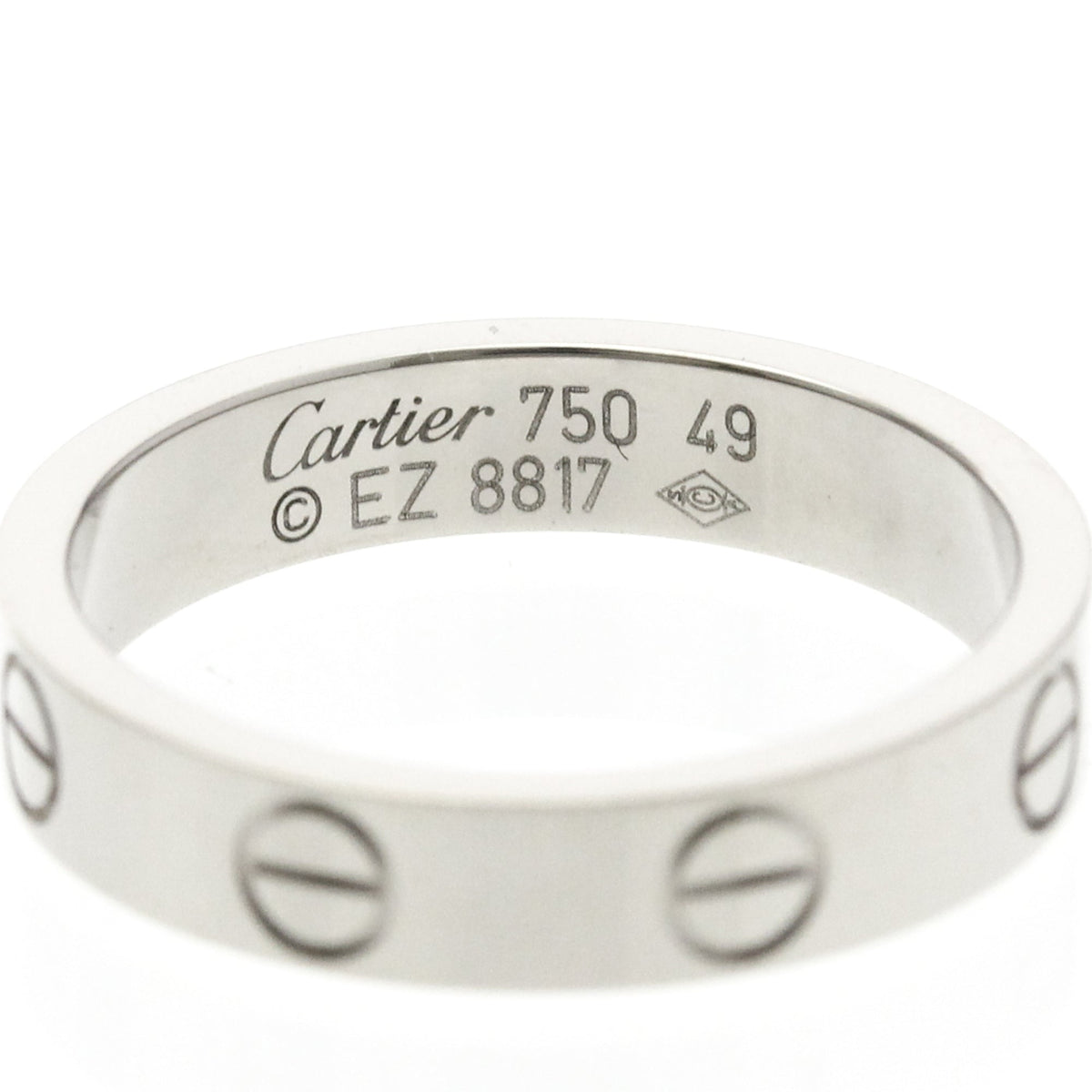 PRE-OWNED Cartier Mini Love · 18K White Gold