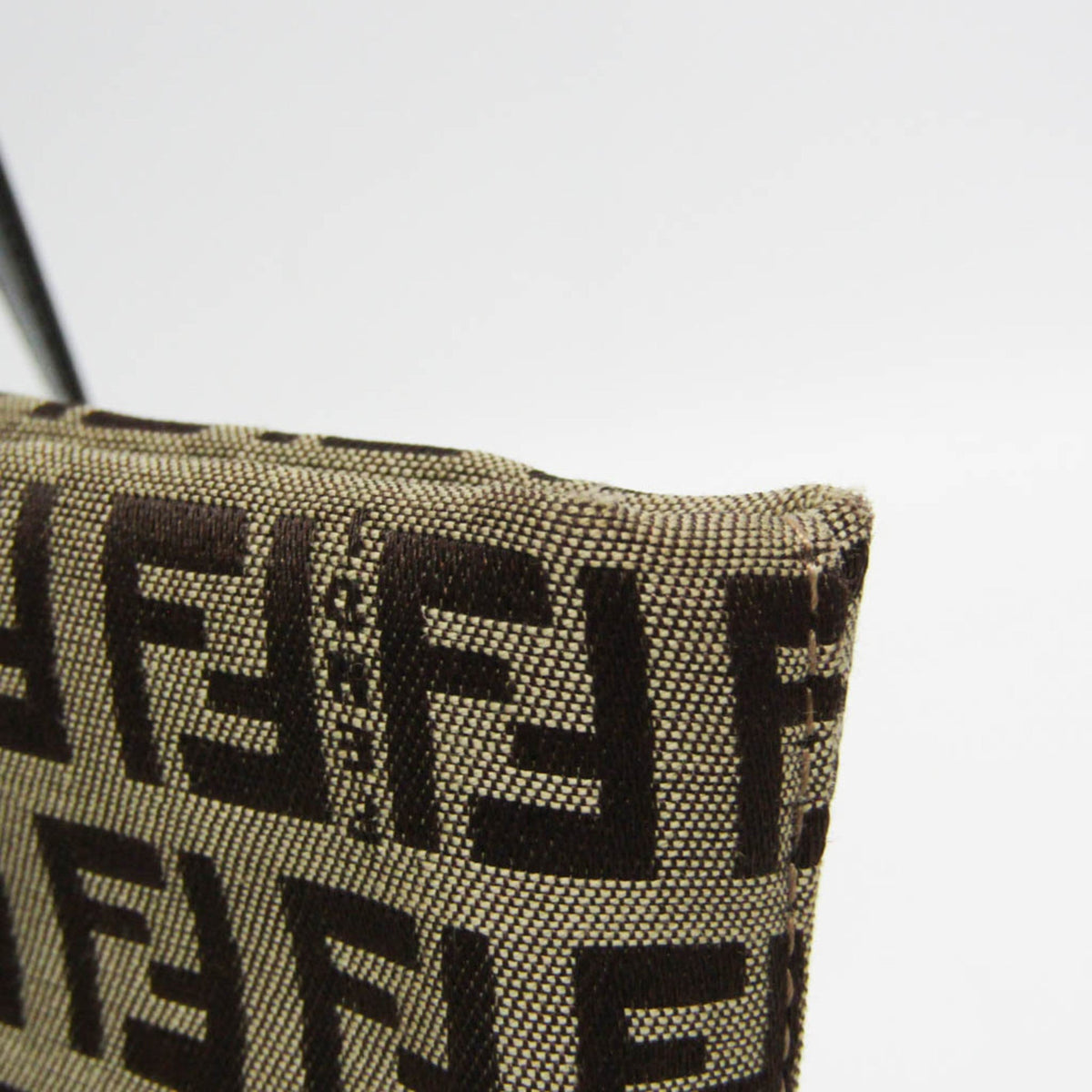 PRE-OWNED Fendi Zucchino · Canvas & Leather Tote