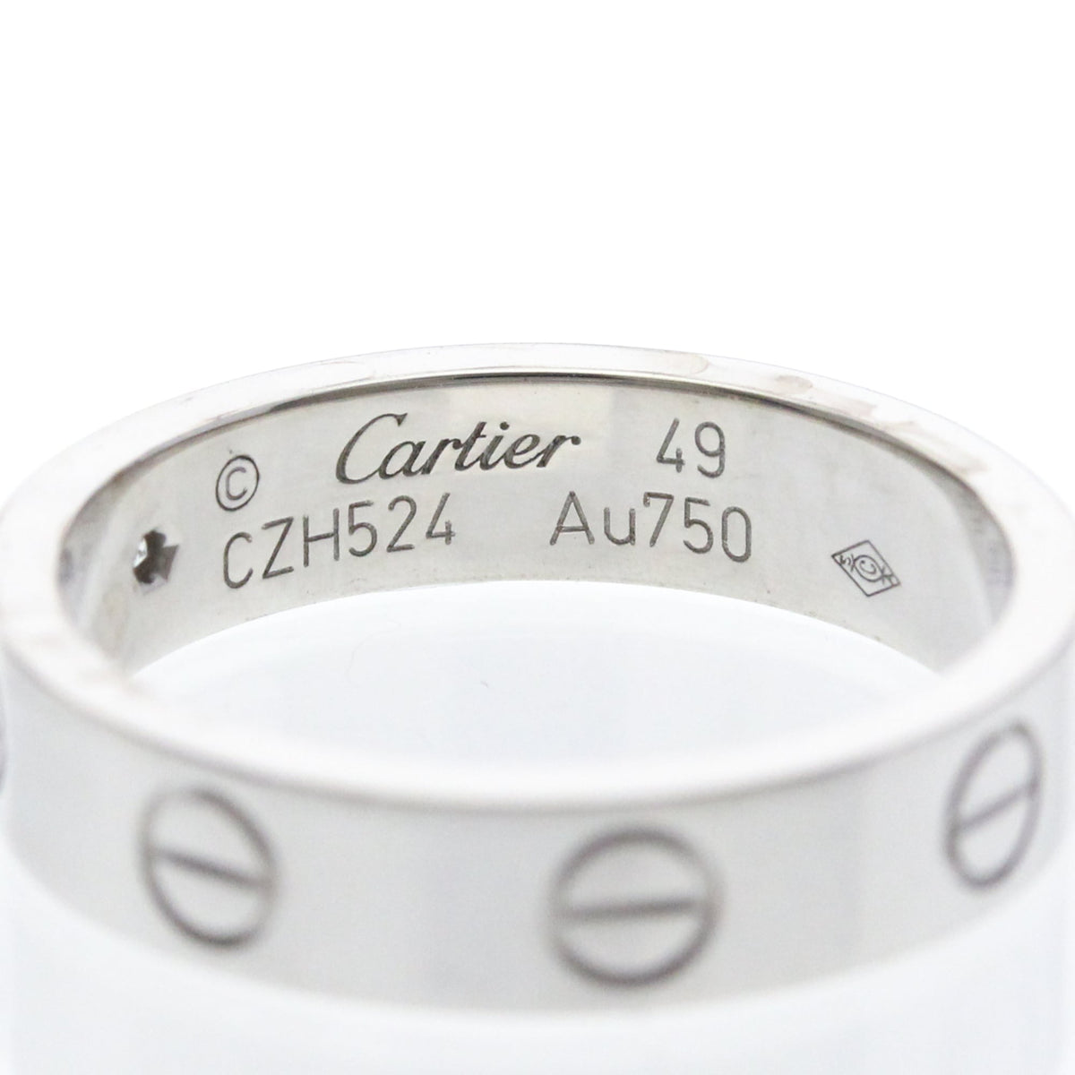 PRE-OWNED Cartier Mini Love · 18K White Gold