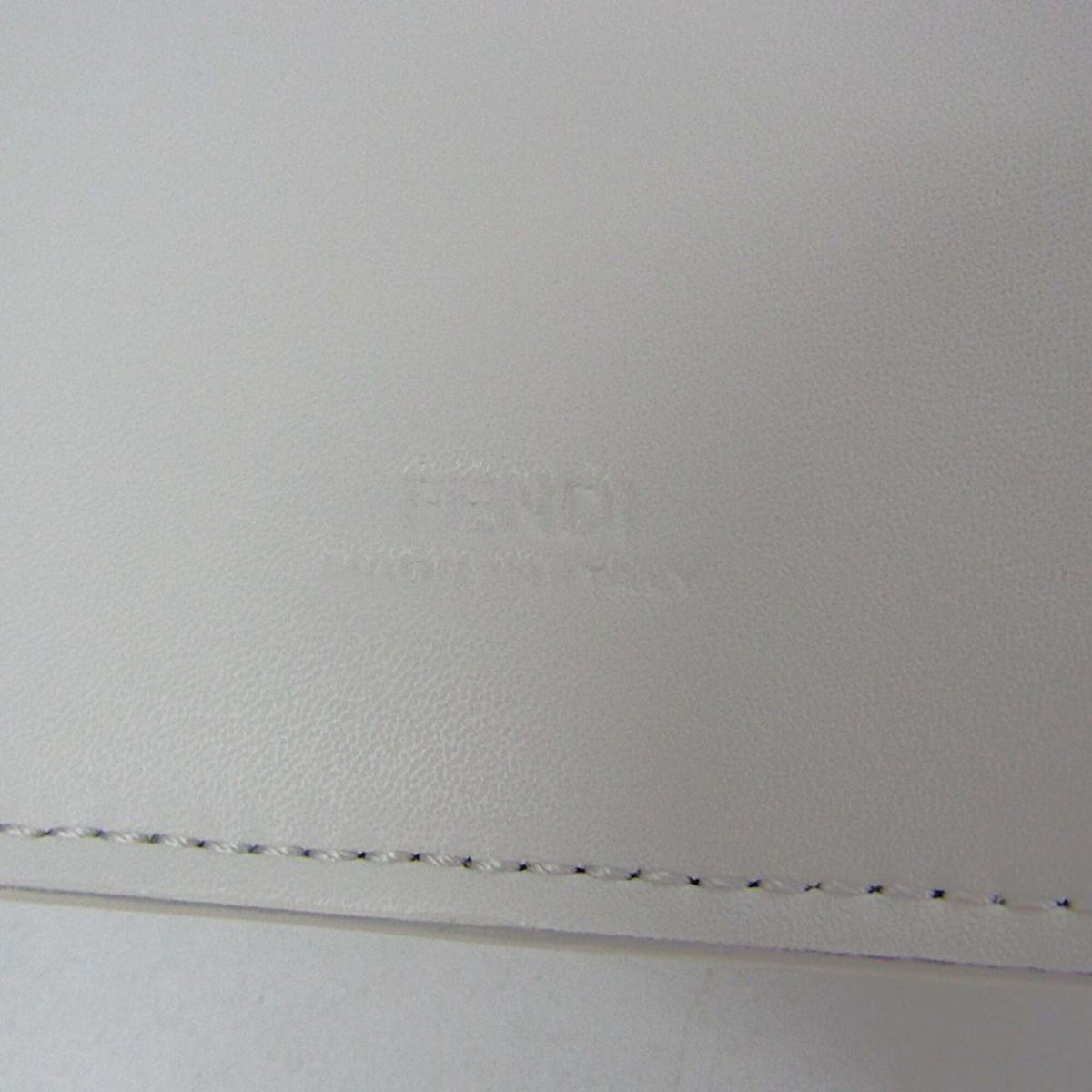 PRE-OWNED Fendi Logo Boa · Phone Pouch · Fur