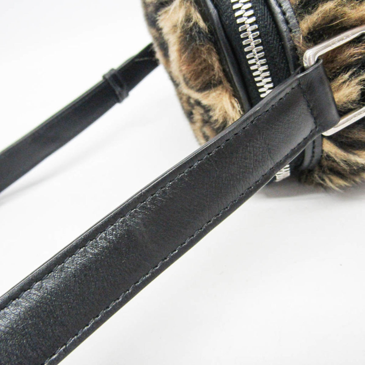 PRE-OWNED Celine Fluffy Box · Leopard Faux Fur