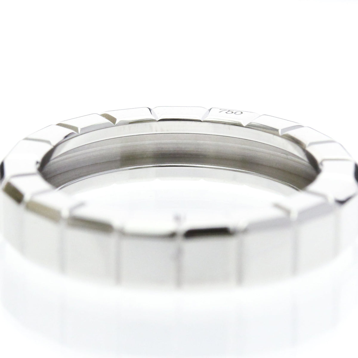 PRE-OWNED Chopard Ice Cube · 18K White Gold Size 6