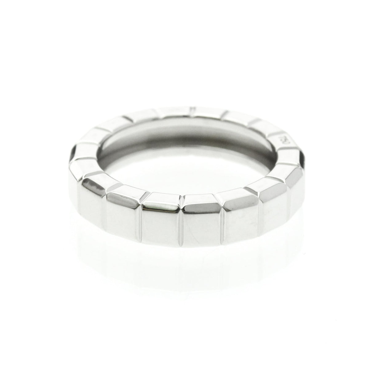 PRE-OWNED Chopard Ice Cube · 18K White Gold Size 4.5