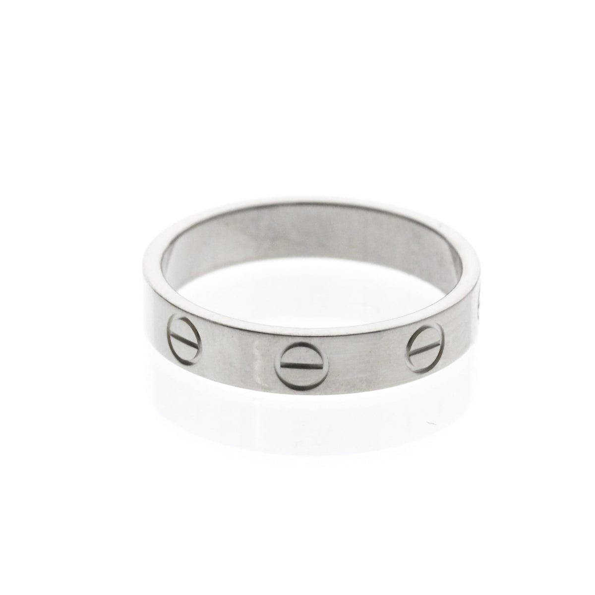 PRE-OWNED Cartier Mini Love · 18K White Gold