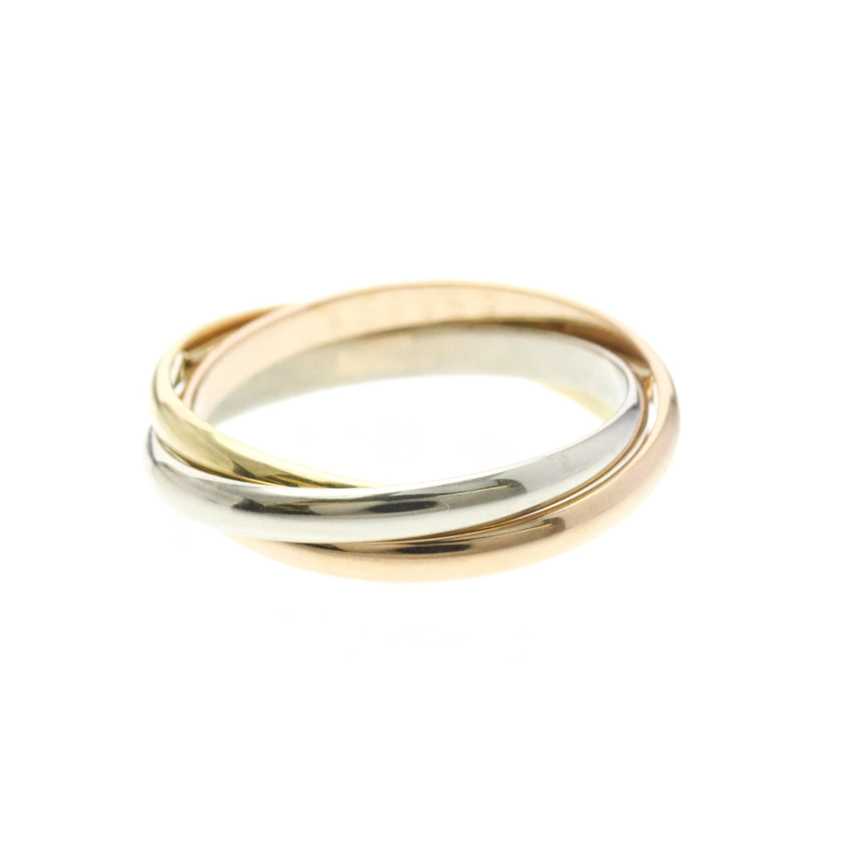 PRE-OWNED Cartier Trinity · Tri-Gold Size 5.75