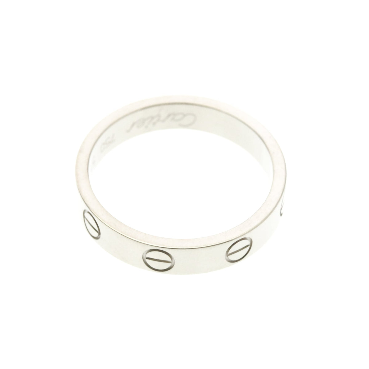 PRE-OWNED Cartier Mini Love · 18K White Gold