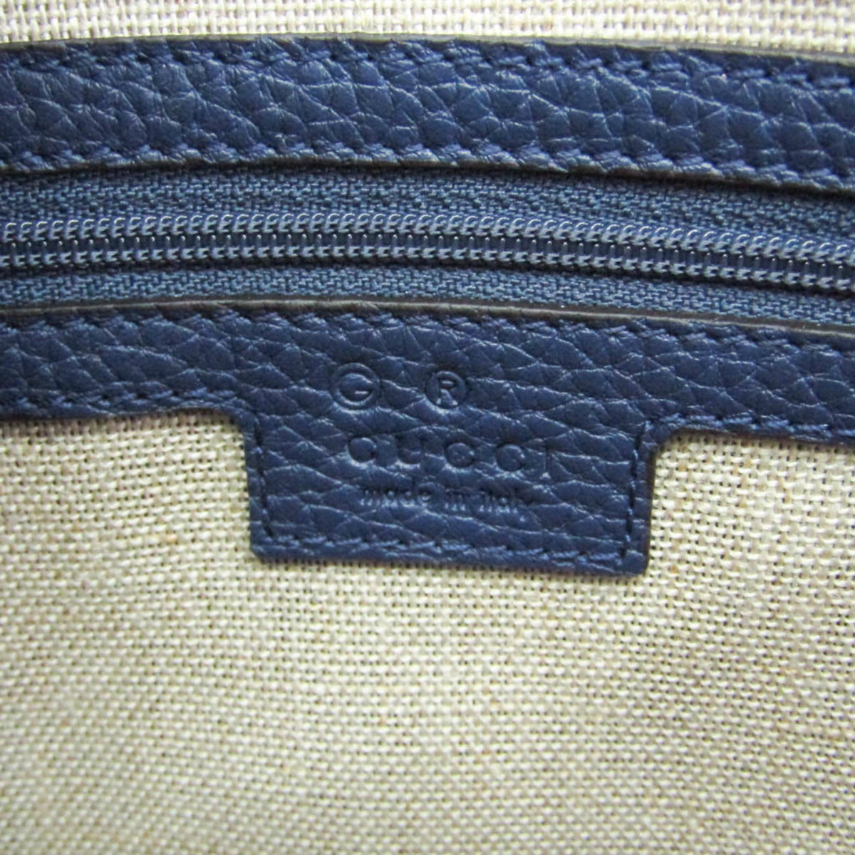 PRE-OWNED Gucci Jumbo GG · Leather Clutch