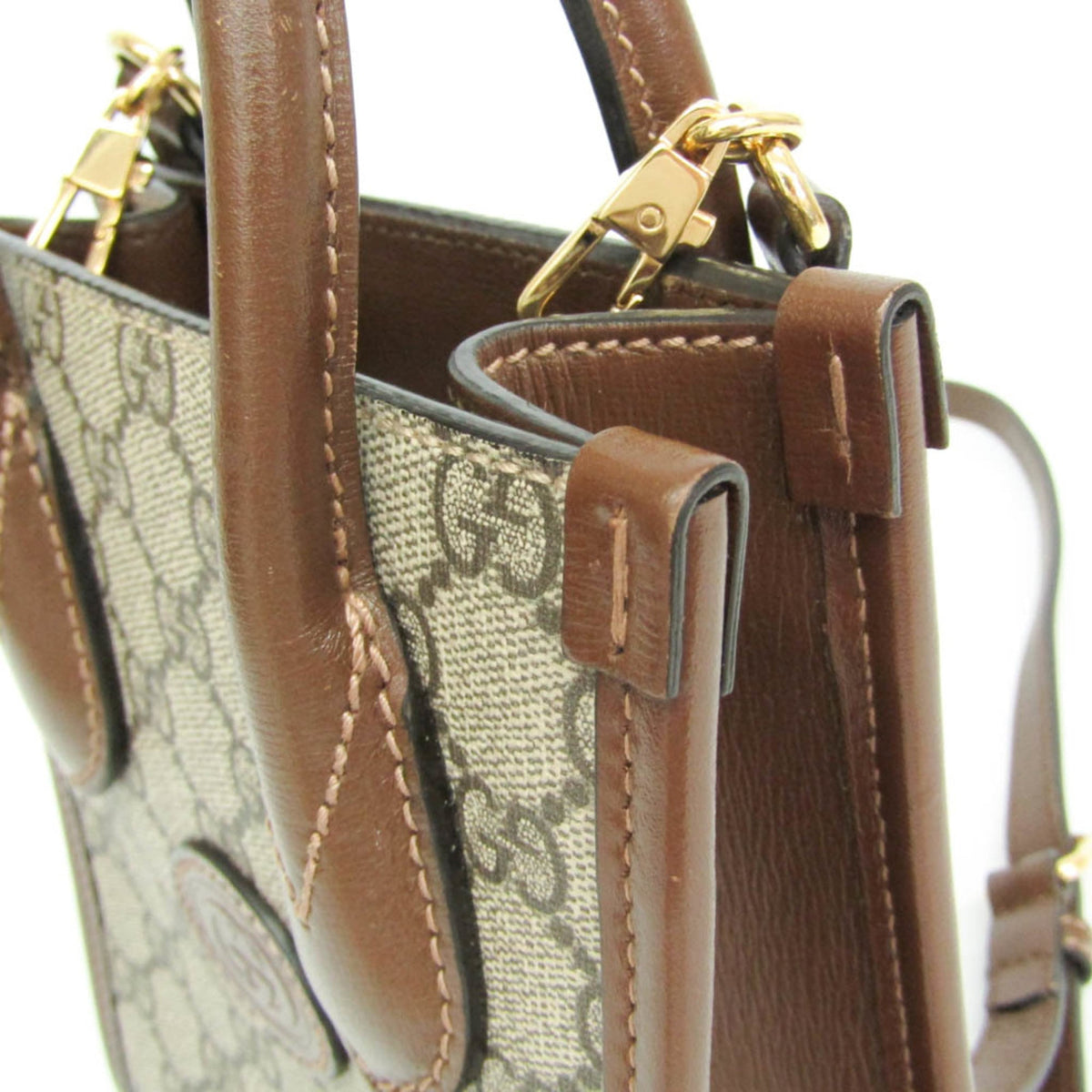 PRE-OWNED Gucci Interlocking G · GG Supreme
