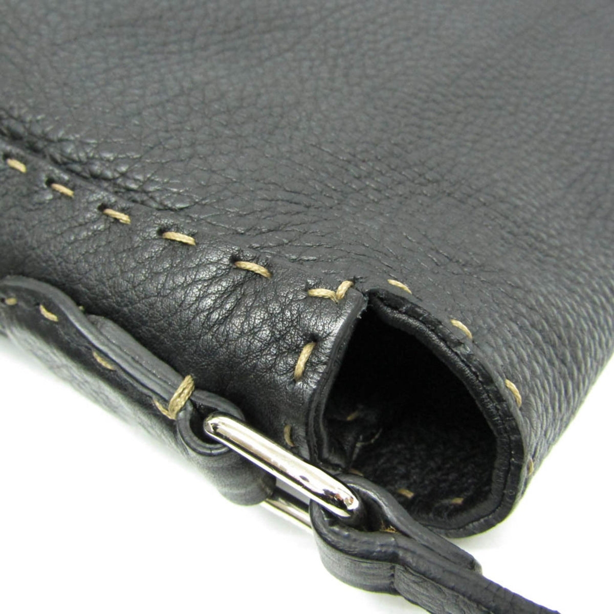 PRE-OWNED Fendi Selleria · Leather Messenger