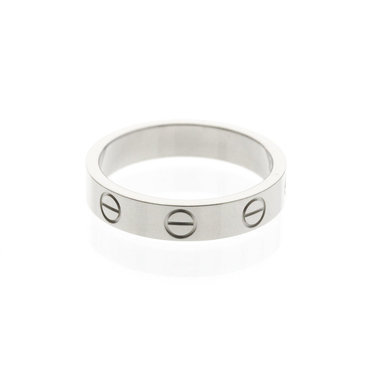 PRE-OWNED Cartier Mini Love · 18K White Gold