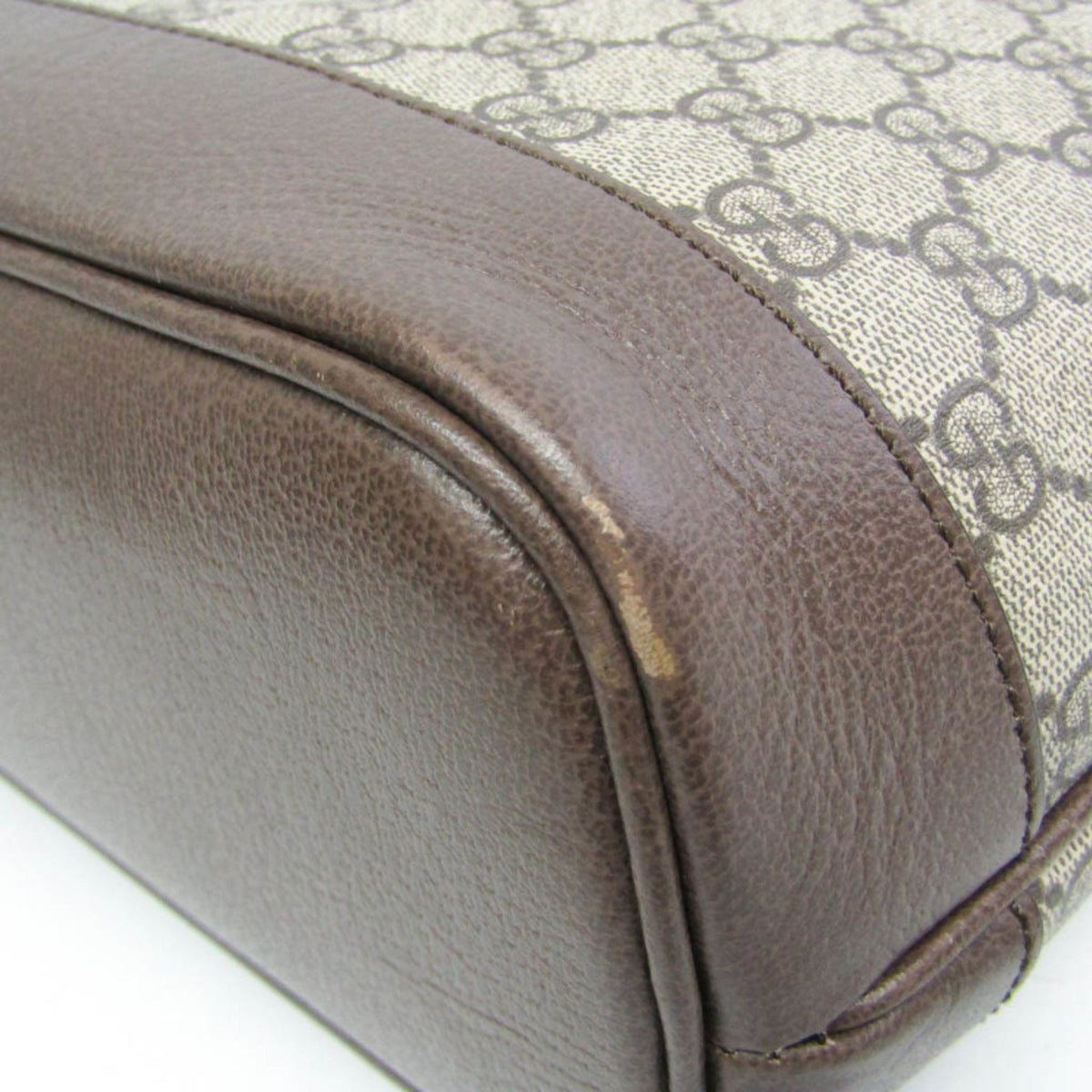 PRE-OWNED Gucci Double G · GG Supreme Tote