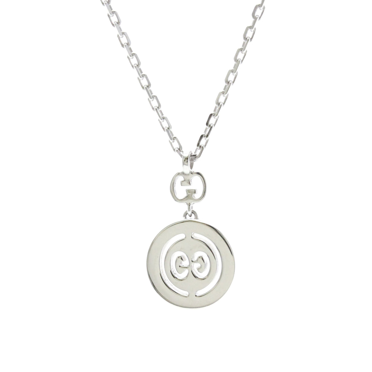 PRE-OWNED Gucci Icon · 18K White Gold · Diamond