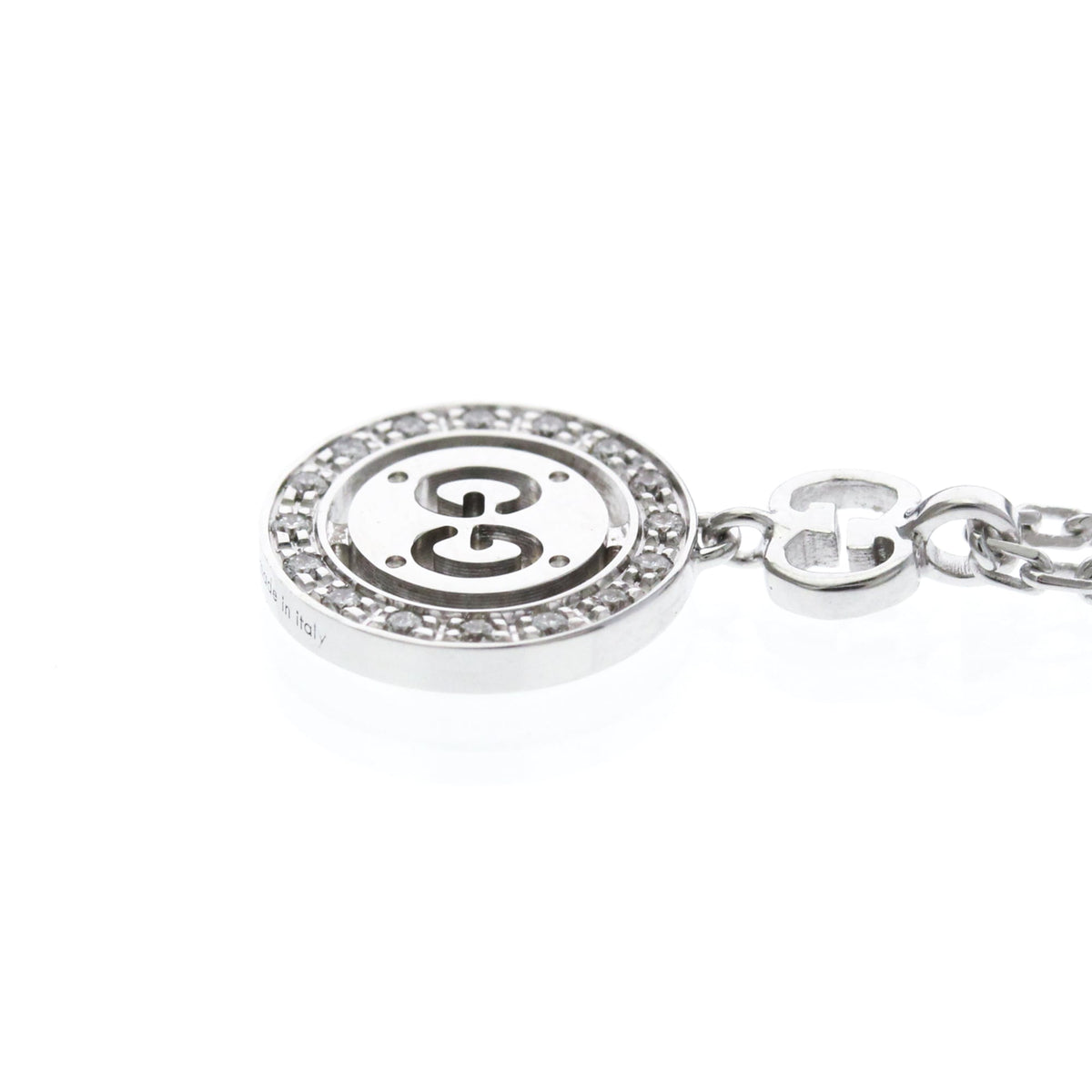 PRE-OWNED Gucci Icon · 18K White Gold · Diamond