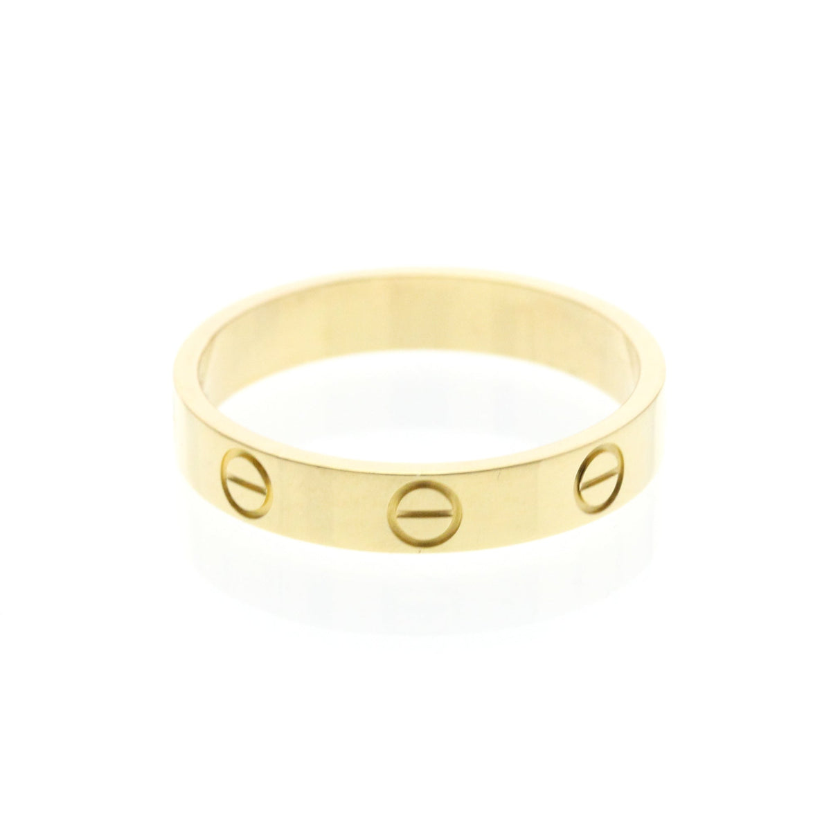 PRE-OWNED Cartier Mini Love · 18K Yellow Gold
