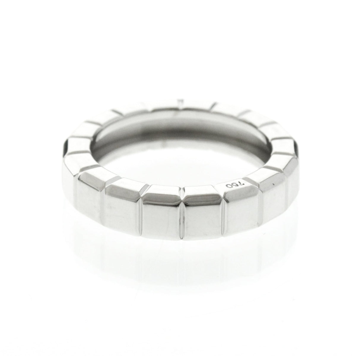 PRE-OWNED Chopard Ice Cube · 18K White Gold Size 4.5