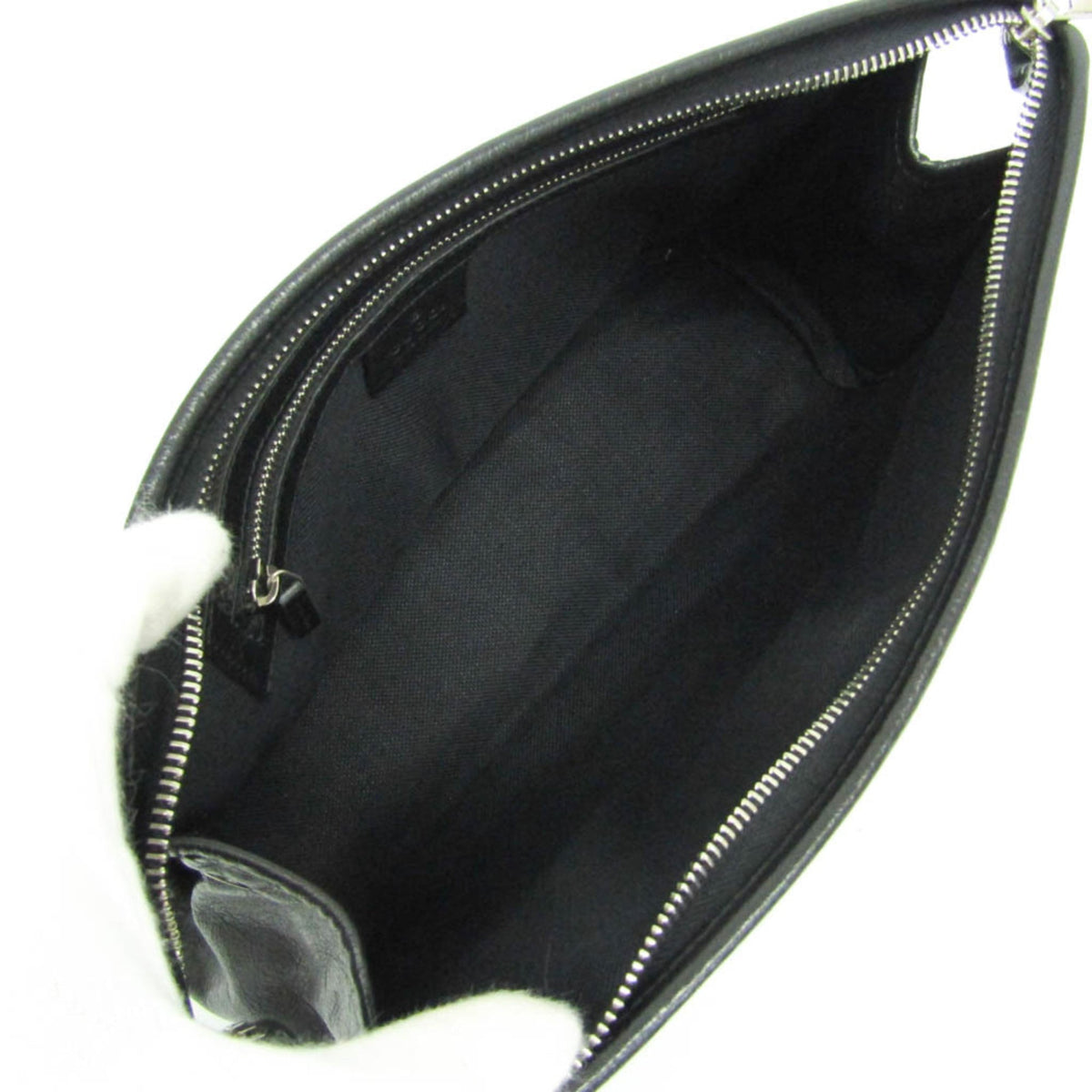 PRE-OWNED Gucci Interlocking · Leather Clutch