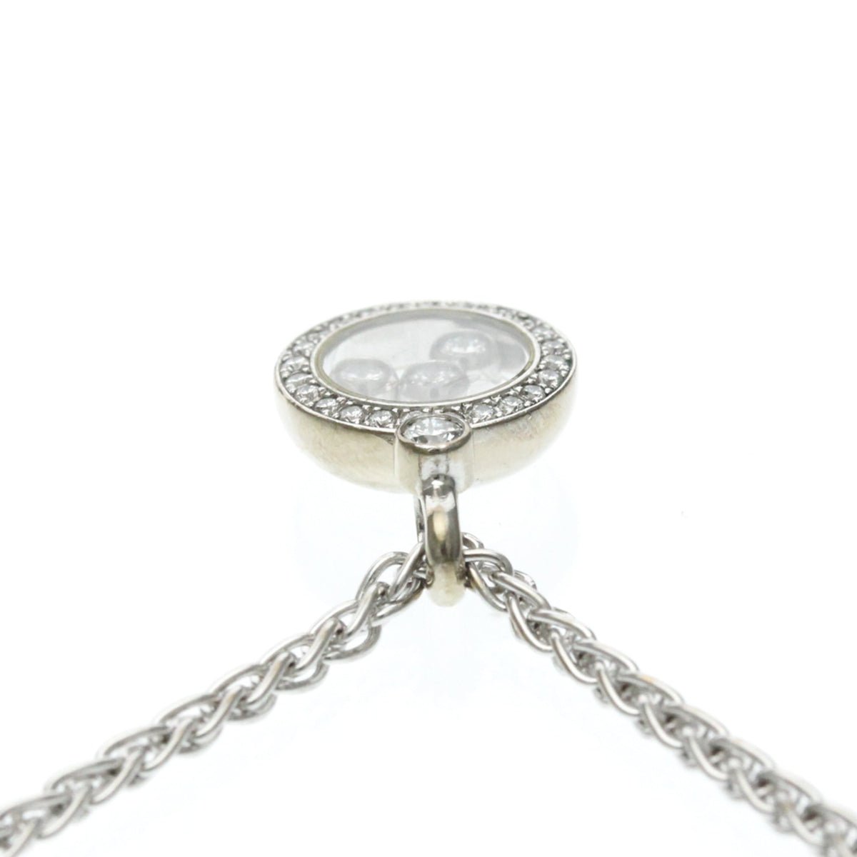 PRE-OWNED Chopard Happy Diamonds · 18K White Gold